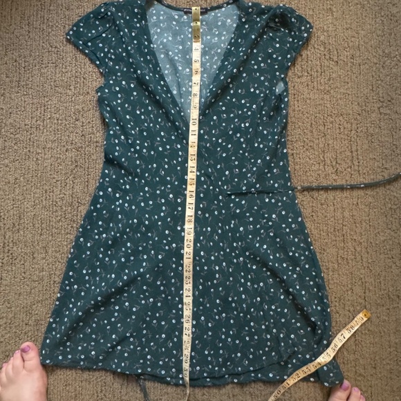 Brandy Melville Flower Wrap Dress - Picture 5 of 7